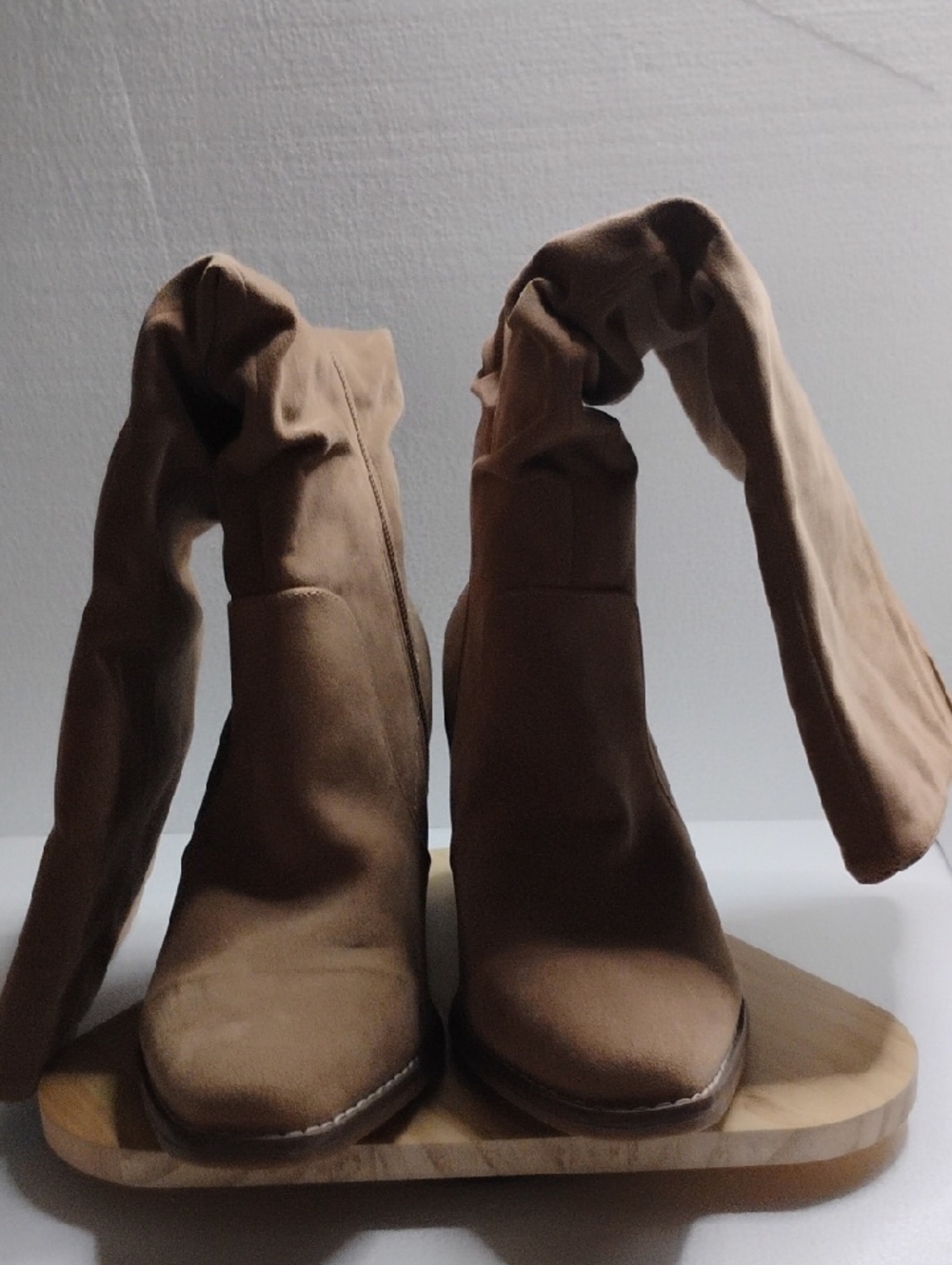Universal Thread Tan Over-the-Knee Slouch Boots